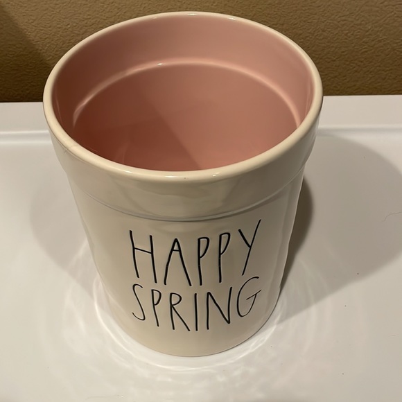 Rae Dunn by Magenta “Happy Spring” Crock - Picture 3 of 6
